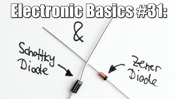 Electronic Basics #31: Schottky Diode & Zener Diode