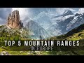 TOP 5 mountain ranges in Europe | cinematic video