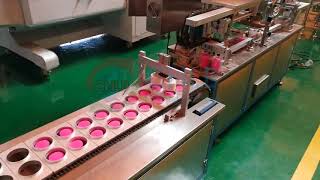 Play dough flour dough automatic dropping cup filling capping packing machine
