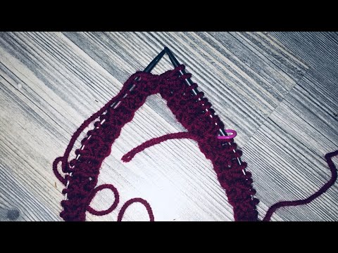 მოვქსოვოთ ფუმფულა, ორმაგი რეზინი წრეზე,qsova chxirebit, pumpula, ormagi rezini wreze.