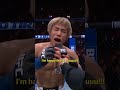 平良達郎🗣️「タイトルに挑戦させてください！」 #UFC323