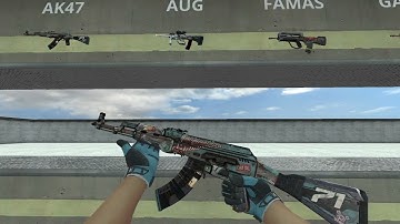 Counter Strike Source Offensive Season 2 Weapon skins part 1 showcase gameplay [CSS MOD]