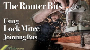 The Router Bits -Using Lock Mitre Jointing Bits