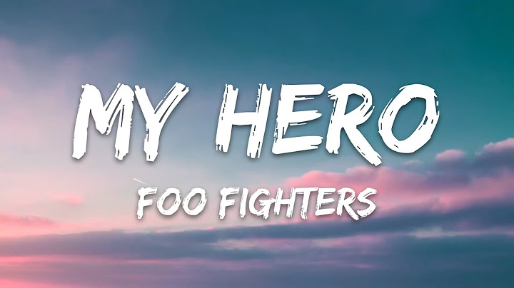 My Hero Lyric Video version - Lyric Video performance video thumbnail