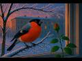 РОМАНТИЧЕСКАЯ ПЕСНЯ Снегирь и роза ROMANTIC SONG Bullfinch And Rose AI Voiced And AI Animated