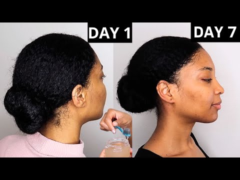 How I Maintained My Protective Style Through The Week l Clove Oil, Coconut Oil & Flaxseed Gel