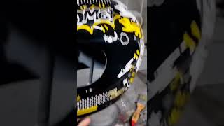 hasil repaint helm dengan hasil maximal