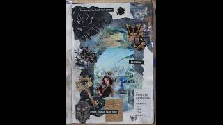 ASMR Dark and Moody Scrapbooking | Come and Journal with me screenshot 1