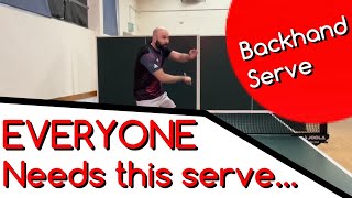 A Serve for Everyone - The Backhand Serve