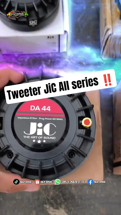 Driver Tweeter JiC All Series Ready stock #JiC #driver #tweeter #DA51 #speakerjic #qzonemalang
