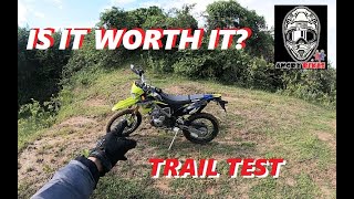 KAWASAKI KLX 150BF TRAIL TEST