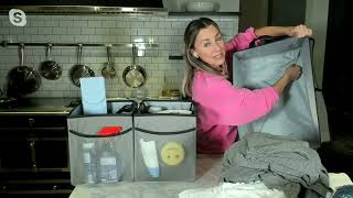 California Innovations 3-Piece Collapsible Storage Set on QVC
