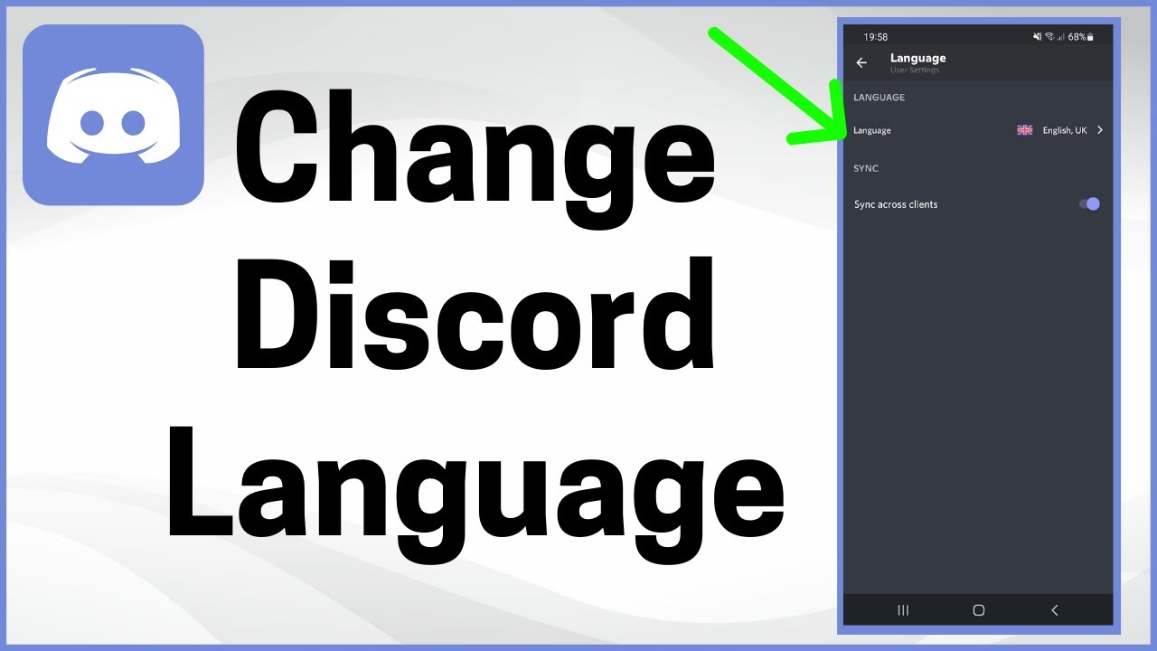 How to Change Language on Discord Mobile YouTube