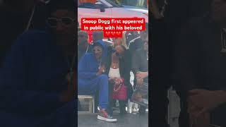 Snoop Dogg first appeared in public with his beloved ❤️❤️❤️#hiphop#snoopdog#usa #losangeles #music