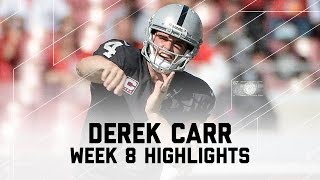 Qb derek carr couldn't be stopped by the bucs with over 500 passing
yards! oakland raiders defeated tampa bay buccaneers during week 8 of
2016 nf...