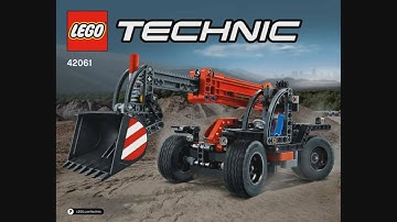 LEGO Technic 42061 Telehandler - instruction timelapse