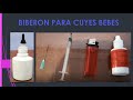 BIBERON PARA CUYES BEBES