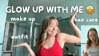 GET READY WITH ME - hair care, make up, outfit || FC