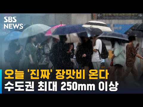 [날씨] 수도권 최대 250mm 이상…&#39;진짜&#39; 장맛비가 온다 / SBS