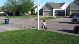 Braide got it!!! She's riding solo!