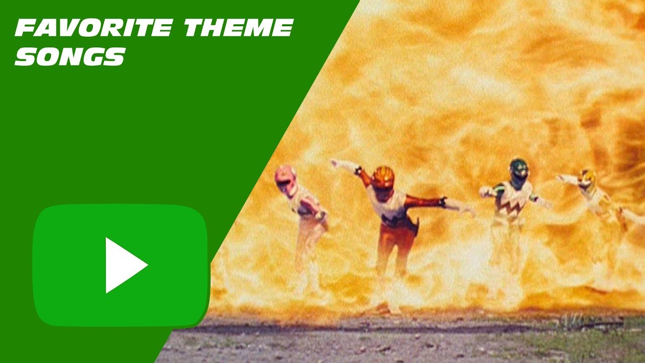 Top Ten 38 Power Rangers Theme songs YouTube