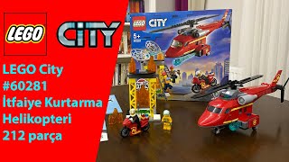 LEGO City 60281 İtfaiye Kurtarma Helikopteri Kutu Açılışı Yapım ve İncelemesi #lego #hobi #inceleme