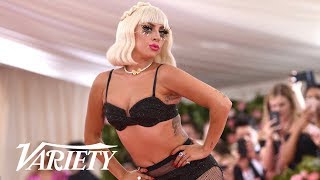 Lady Gaga's evolving "camp" costume really started things on a high...