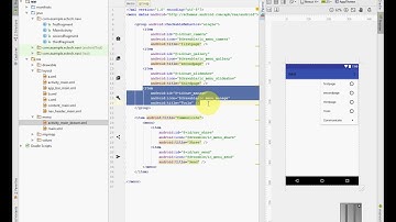 android studio slide menu