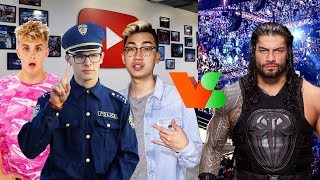 RICEGUM, JAKE PAUL & IDUBBBZ VS ROMAN REIGNS - YOUTUBERS VS WRESTLER