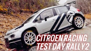 Test Day Citroen Rally Racing | Rally Monte Carlo 2024 | Rally2