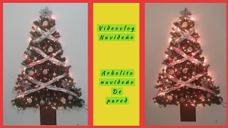 videovlog #Arbolito navideño de pared