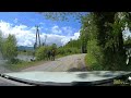 Поселок Артыбаш и поселок Иогач из окна автомобиля. Горный Алтай.