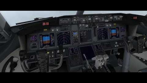 Zibo manual flight VNAV glitch