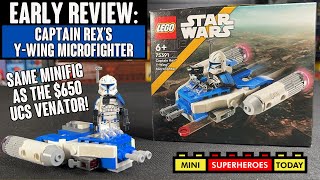 EARLY REVIEW: LEGO Star Wars Captain Rex's Y-Wing Microfighter Set 75391