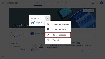 How To Reset The Class Code In Google Classroom