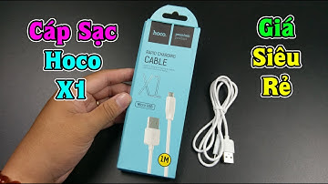 Mua Cáp Sạc Hoco X1 Chính Hãng: Giá 13K Trên Lazada Shopee, có ra gì không ?
