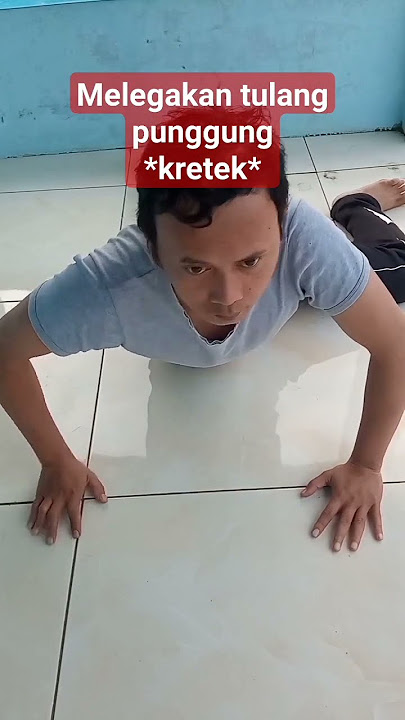 'kretekk' tulang punggung kaku ini solusinya #shorts