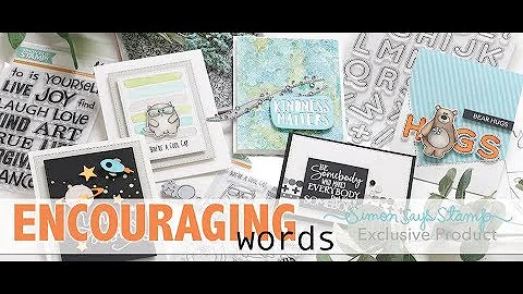 Simon Says Stamp Encouraging Words Release & Review!