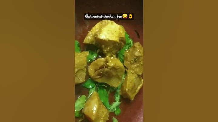 Marinated Special chicken fry😋