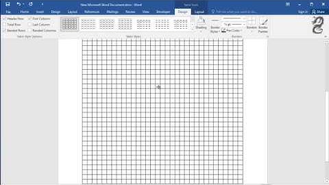 How to Get Graph Paper on  Word