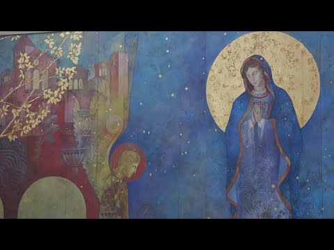 Inauguration du tableau de l'Apocalypse à la cathédrale de St-Malo