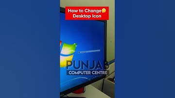 How to Change Desktop Icon on windows | Punjab Computer Centre | Patiala #computer#patiala#learning