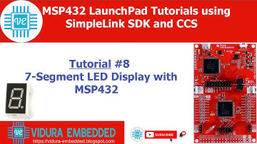 Seven Segment Display using MSP432