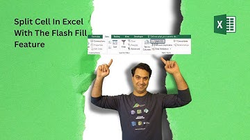 How To Split Cell In Excel With The Flash Fill Feature