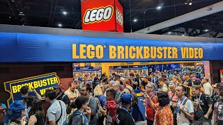 Tour of LEGO 'Brickbuster Video' Booth at San Diego Comic-Con 2023