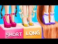 Short Hair VS Long Hair VS Giga Long Hair | Girly Problems with Different Types of Hair