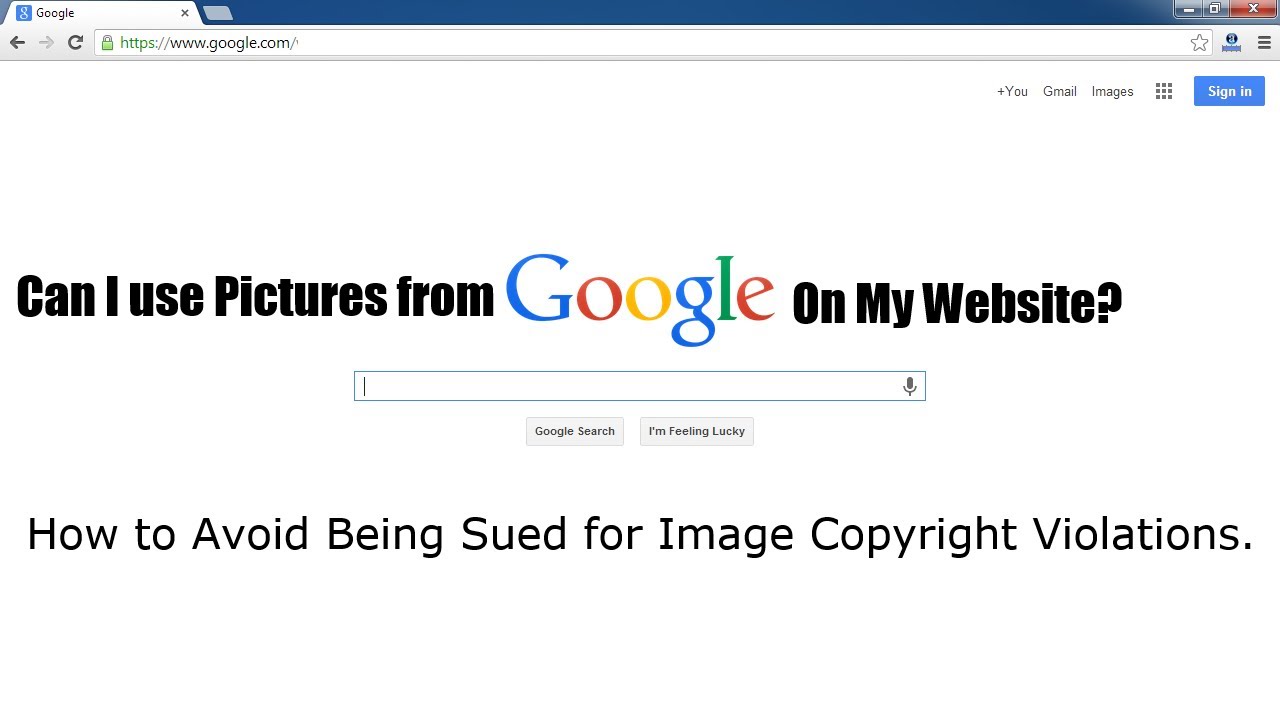 Can I use Google search images on my website?