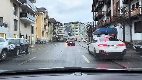 Wednesday Drive from Stans to Kriens 4K. 26.11.2025 - Enjoy and Relx