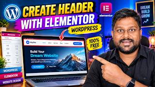 How to Create a Header in WordPress Using Elementor 🔥 | Elementor Header Tutorial