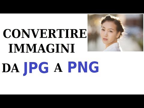 Video: Come Convertire Jpg In Png
